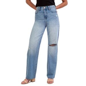 NWT 💥 Jordache High Rise Wide Leg Jeans, Light Wash, Size 8